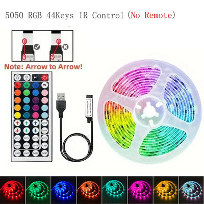 USB 1-30M LED Light Strip RGB 5050 Bluetooth Wifi APP Control Luces Led Light Strip Lighting Music Sync for Party PC TV Living R