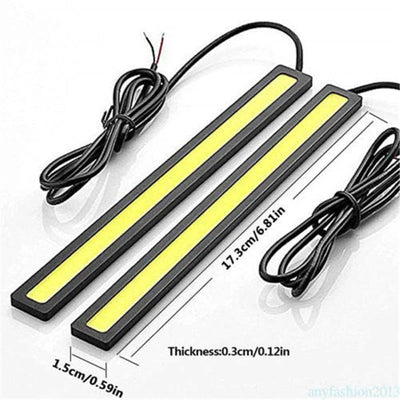 2pcs New 17cm LED COB  Daytime Running Light Waterproof DC12V Car Light Source Parking Fog Bar Lamp S10