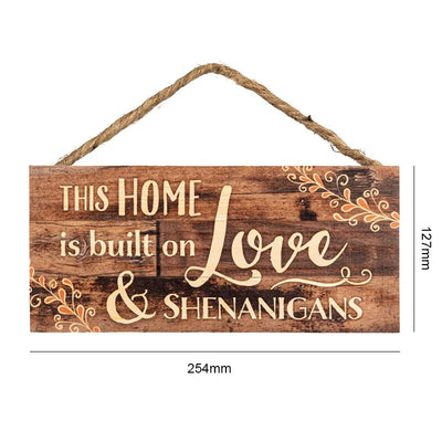 Christmas Decor Home Wooden Signs Family Wood Wall Plaque Wood Art Home Decor for Friendship Wooden Pendant Home Wall Decoration