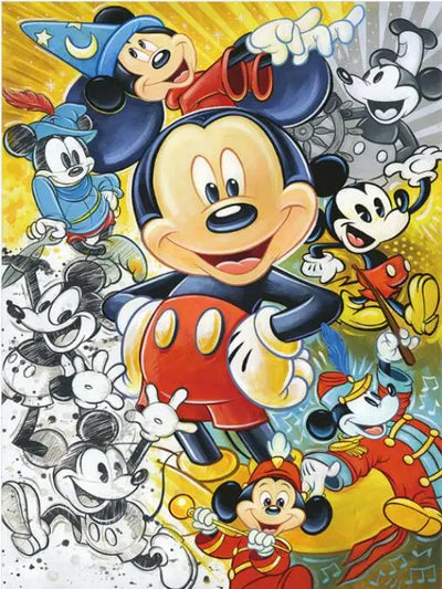 Disney Diamond Painting Cross Stitch Disney Mickey 5D DIY Diamond Embroidery Full round Rhinestone Of Picture Gift