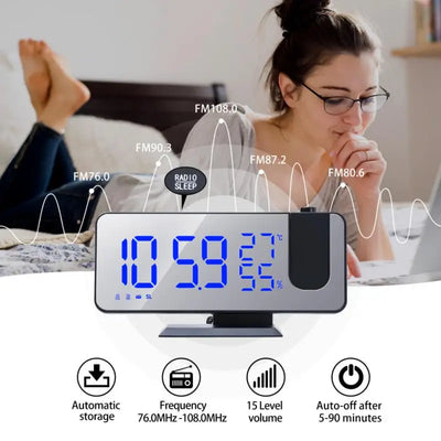 LED Digital Smart Alarm Clock Watch Table Electronic Desktop Clocks USB Wake Up Clock Bedroom Bedside Clock Snooze Function