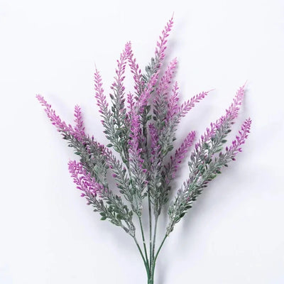 A Bunch of Provence Lavender Plastic Artificial Flowers False Plants Wedding Home Outdoor Garden Decoration Table Decoration