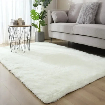 Thick Living Pink Rug Anti Room Fluffy Large Carpets Bedroom Decoration Soft Carpet Plush Carpets Solid Slip Floor