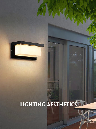 Waterproof IP65 Motion Sensor Led Lighting Porch Lights Balcony Garden Lights Outdoor Wall Lamp Led Outdoor Lights Wall Light