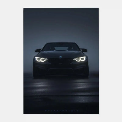 Luxury Black Classic latest sports car M3 B-BMW Cool Poster HD art sticky wall waterproof home living room bar decoration