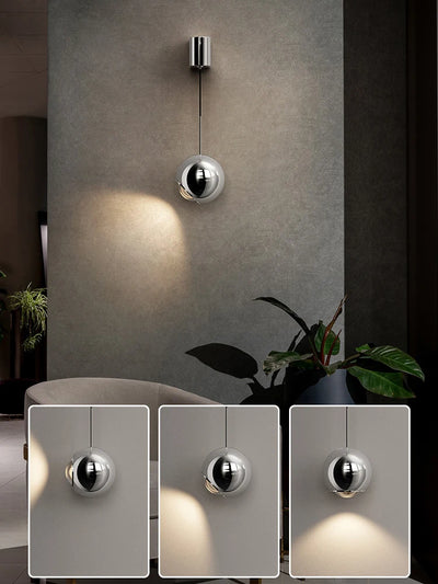 Modern Hanging Wall Lamp Adjustable For Bedroom Bedside Living Room Indoor Home Black Decor LED Wall Sconce Light Fixtures 2025