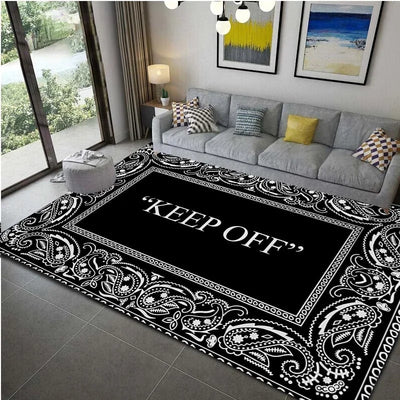 KEEP OFF Carpet for Living Room Home Decor Sofa Table Large Area Rugs Bedroom Bedside Foot Pad Hallway Balcony Rugs Doormat