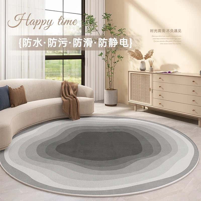 Minimalist Round Living Room Decoration Carpet Children&