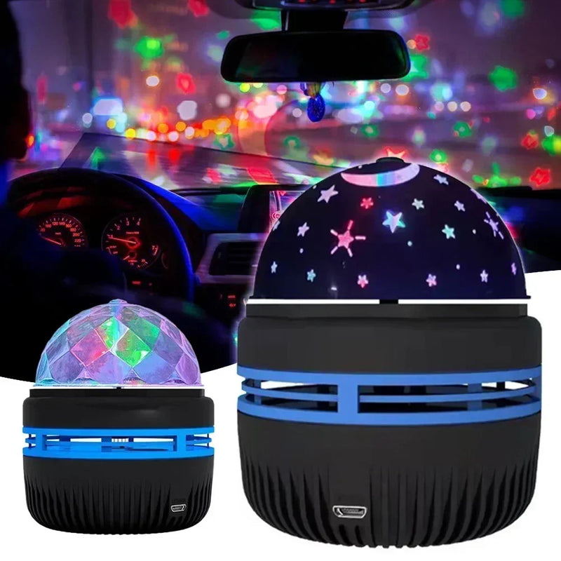 Galaxy Night Light Projector USB Table Lamp Gaming Room Home Theater Ceiling Wedding Decoration Halloween Rotate Automatically