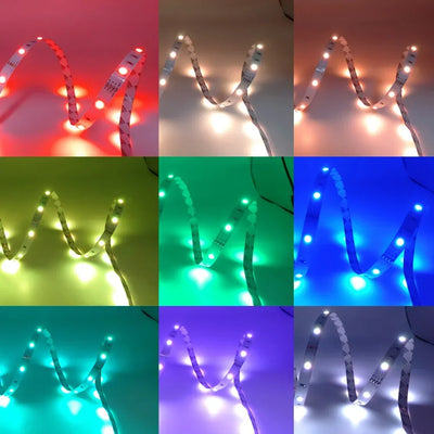 RGB 1-30M Led Strip Light Bluetooth 5050 5V USB App Control Diode Led Tape Flexible Ribbon Luces Band for Gaming Bedroom Party