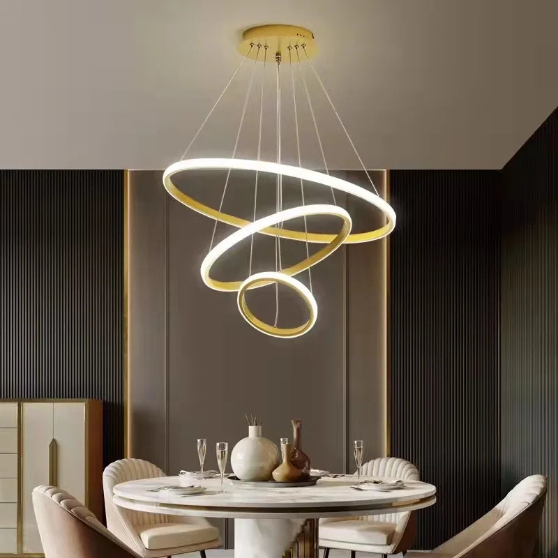 Modern LED Dining Table Pendant Light Ceiling Chandelier For Living Dining Room Restaurant Hotel Home Decor Light Fixture Lustre