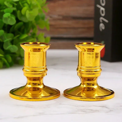 European style retro iron candlestick ornaments jewelry display storage tray aromatherapy candle tray