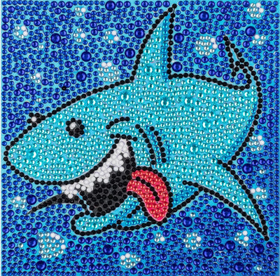 DIY Diamond Painting by Number Kits for Kids Cartoon Animal Picture Crystal Rhinestone Diamond Embroidery for Children Gifts