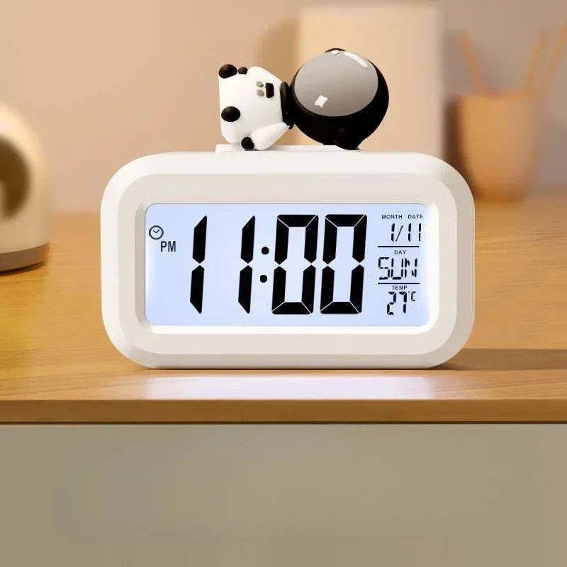 Cartoon Music Stopwatch for Studying Time Management Date Countdown Timer Digital Table Clocks Reminder Desktop Alarm Clock