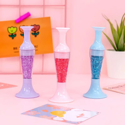 New 5D Diamond Painting Point Drill Pen DIY Crafts Gradient Color Flower Pot Shape Cross Stitch Embroidery Sewing Accessories