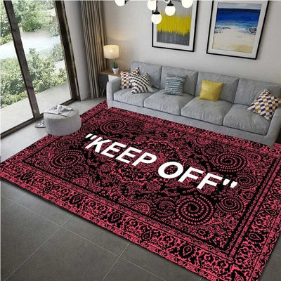 KEEP OFF Carpet for Living Room Home Decor Sofa Table Large Area Rugs Bedroom Bedside Foot Pad Hallway Balcony Rugs Doormat