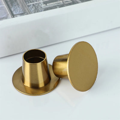 1/2/4Pcs Metal Candle Holders Candles Base Candlesticks For Home Wedding Decoration Retro Candlesticks Home Table Decor