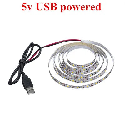 1pcs Usb 5V Led Strip Lights For Smart TV Backlight Night Light Living Gaming Wall Room Christmas Decor Lighting Atmosphere Lamp