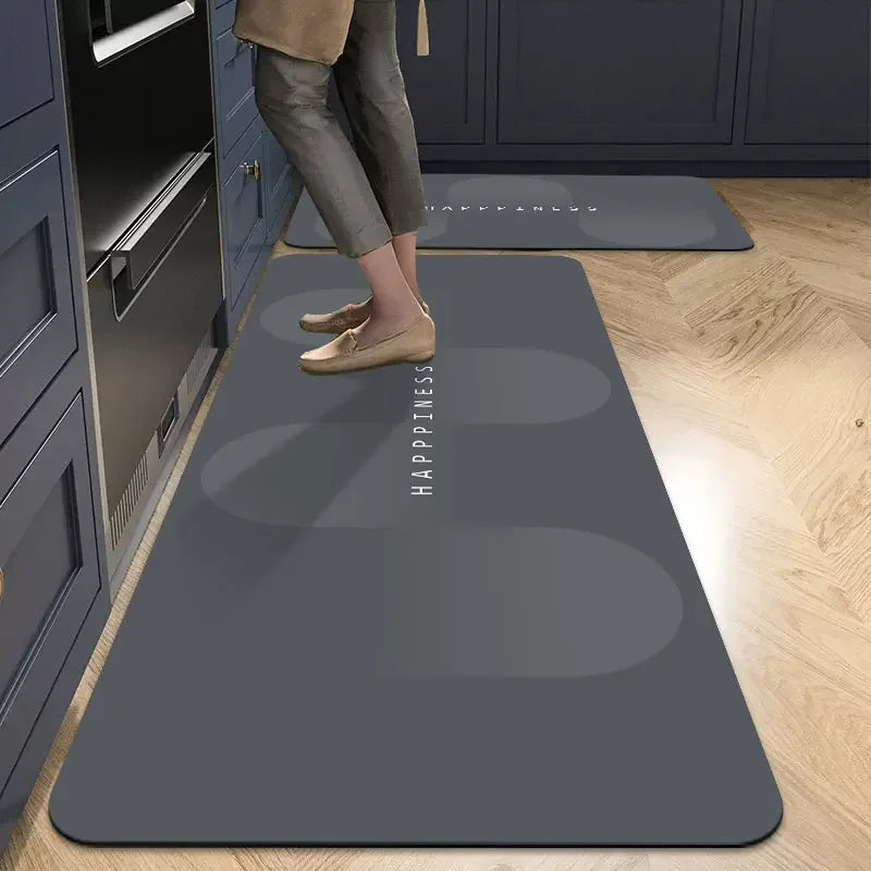 Modern Diatomite Kitchen Mat Long Rug Super Absorbent Floor Mats Non-slip Kitchen Rugs Entrance Doormat Carpets for Living Room