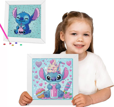 Children's stitch Diamond Painting 5D Animal Art Mini Set DIY Cute Cartoon Big Gem Painting Set Crystal Diamond Painting