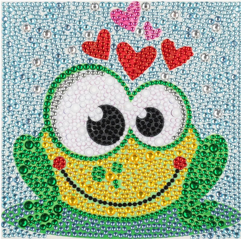 DIY Diamond Painting by Number Kits for Kids Cartoon Animal Picture Crystal Rhinestone Diamond Embroidery for Children Gifts