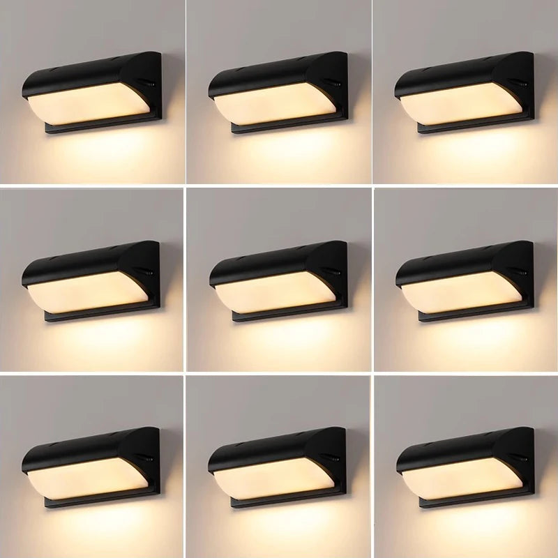 Waterproof IP65 Motion Sensor Led Lighting Porch Lights Balcony Garden Lights Outdoor Wall Lamp Led Outdoor Lights Wall Light