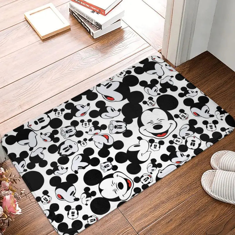 Personalized Mickey Mouse Doormat Mat Anti-Slip Bath Kitchen Garage Rug Carpet 40*60cm