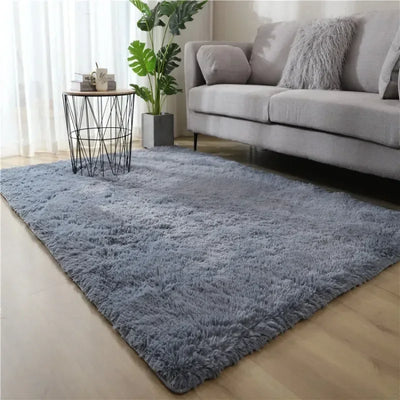 Thick Living Pink Rug Anti Room Fluffy Large Carpets Bedroom Decoration Soft Carpet Plush Carpets Solid Slip Floor