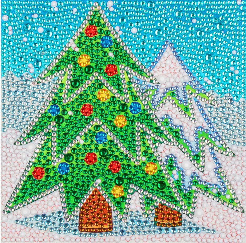 DIY Diamond Painting by Number Kits for Kids Cartoon Animal Picture Crystal Rhinestone Diamond Embroidery for Children Gifts