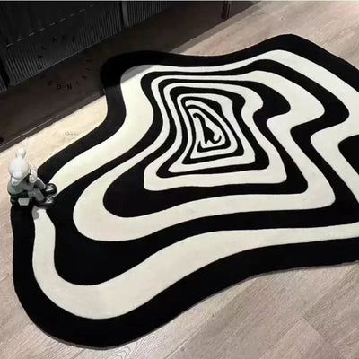 Rug Faux Cashmere Shaped Living Room Carpet Full Bedroom Bedside Rug Gradient Colour Sofa Blanket Coffee Table Floor Cushion