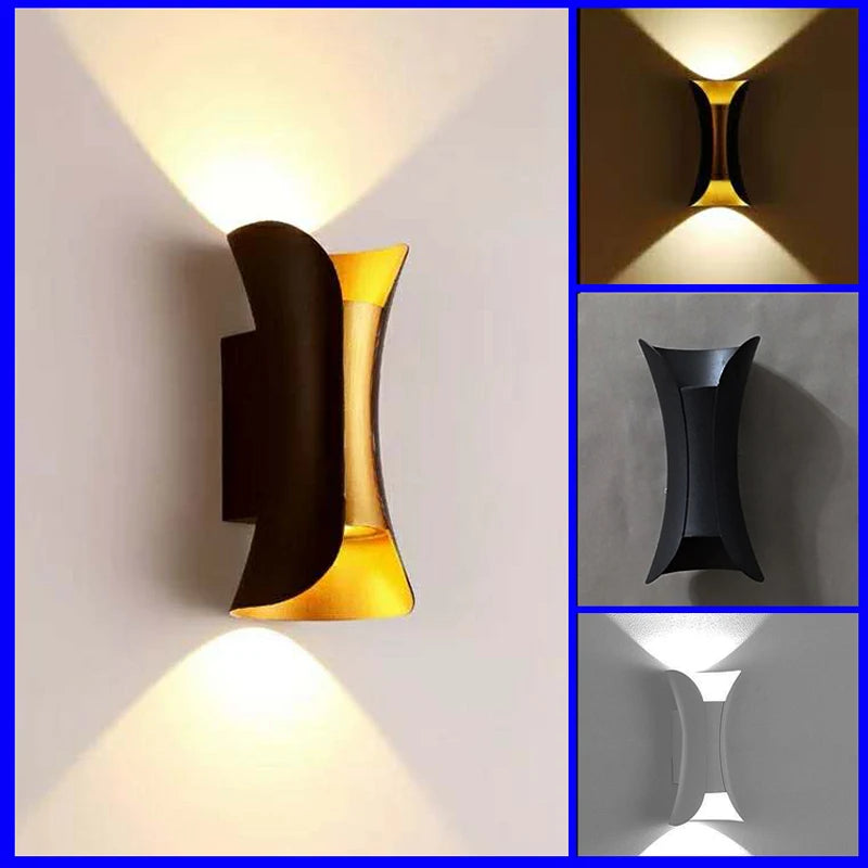 Outdoor wall lamp, waterproof indoor wall lamp, modern and simple courtyard lamp, staircase hotel LED corridor desk lamp