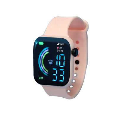 2024 Child Smart  Watch Ultra Light LED Digital Watch for Kids Boy Girl Sports Silicone Wristband Electronic Clock Digital