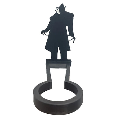 Vampire Candle Holder Metal Halloween Candle Shadow Halloween Horror Candle Holder Tealight Shadow Caster Halloween Home Decor