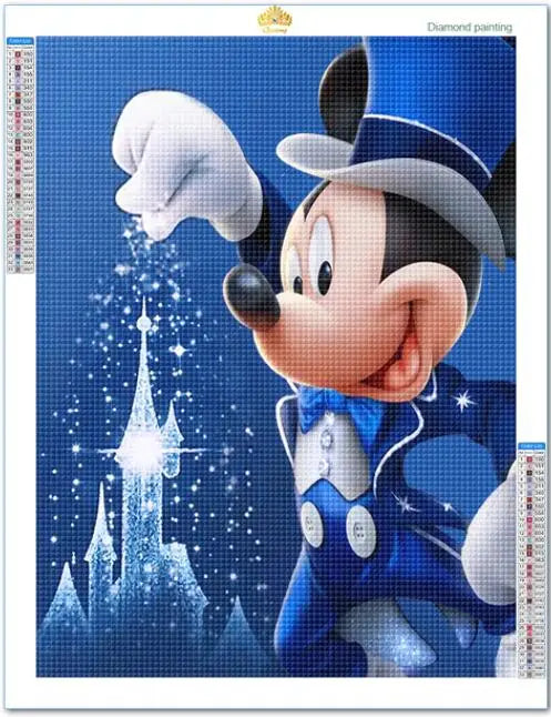 Disney Diamond Painting Cross Stitch Disney Mickey 5D DIY Diamond Embroidery Full round Rhinestone Of Picture Gift