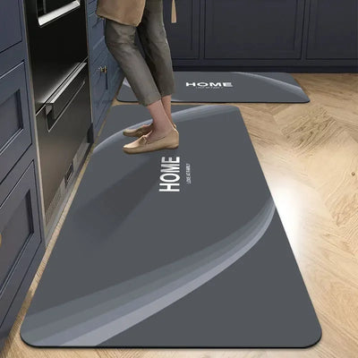 Modern Diatomite Kitchen Mat Long Rug Super Absorbent Floor Mats Non-slip Kitchen Rugs Entrance Doormat Carpets for Living Room