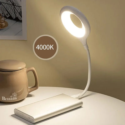 LED Table Lamp Portable Night Light Lamp Freely Foldable Desk Lamp USB Reading Talbe Lamp Eye Protection Saving Energy Desk Lamp