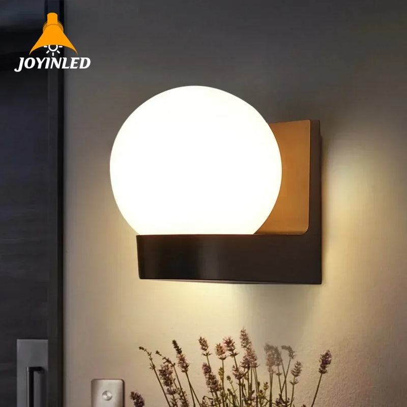 Creative Wall Lamp Simple Ball Decoration Aisle Wall Light Upholstery Light for Living Room Bedroom Bedside Stair Wall Light