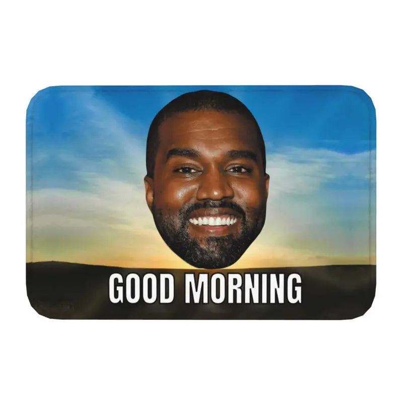 Funny Kanye West Meme Doormat Non-Slip Bath Kitchen Mat Garden Garage Floor Door Entrance Carpet Rug