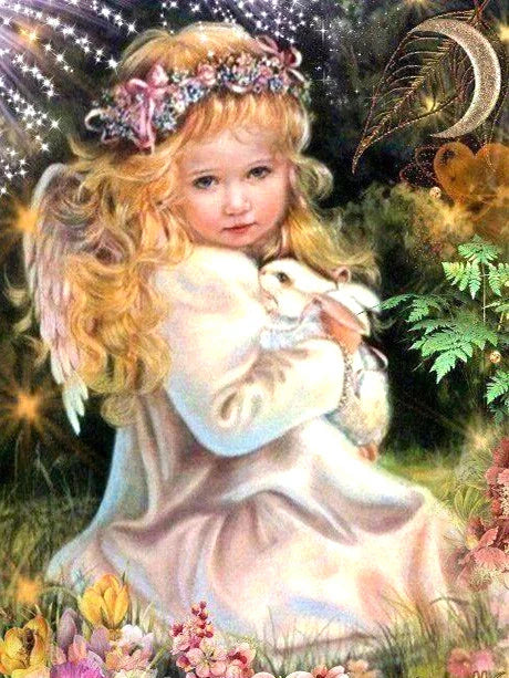 Diamond Mosaic Full Drill Portrait Bead Embroidery Diamond Painting Angel Cross Stitch Girl Picture Rhinestones