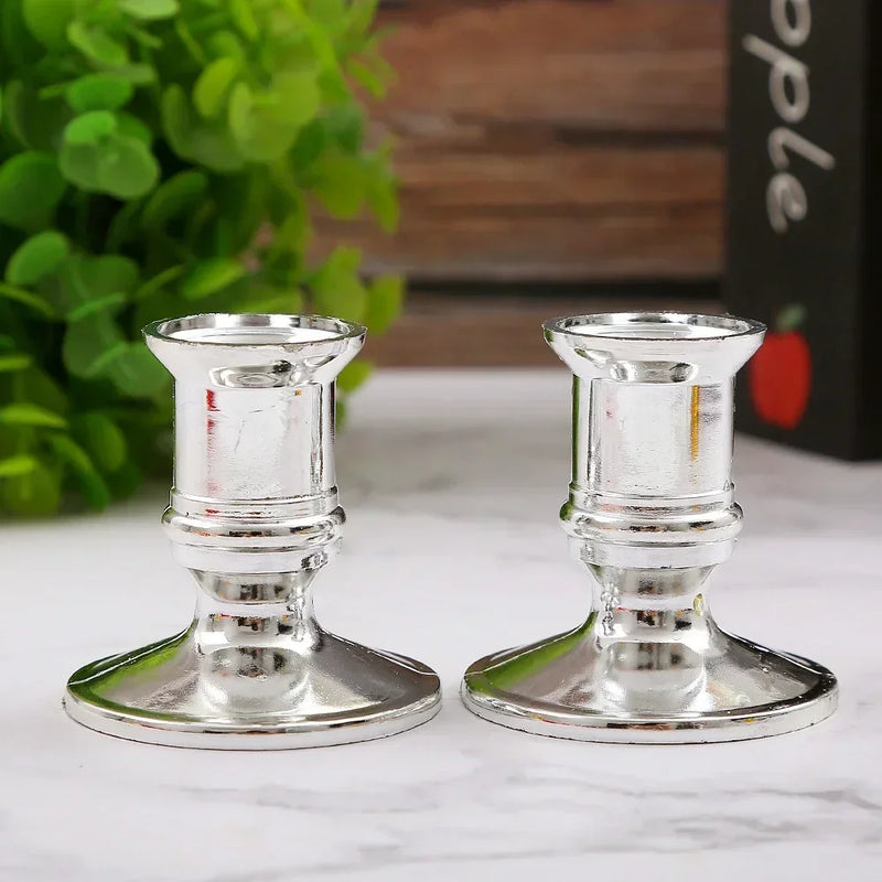 European style retro iron candlestick ornaments jewelry display storage tray aromatherapy candle tray