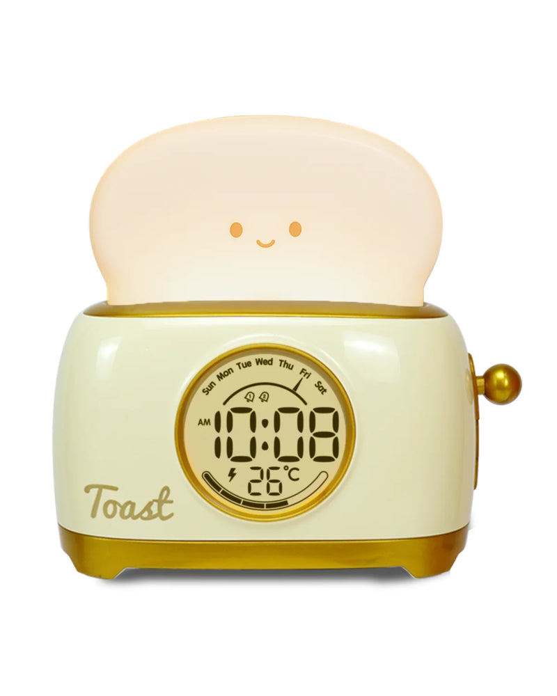 Kid Alarm Clock LED Night Light Digital Clock Children&