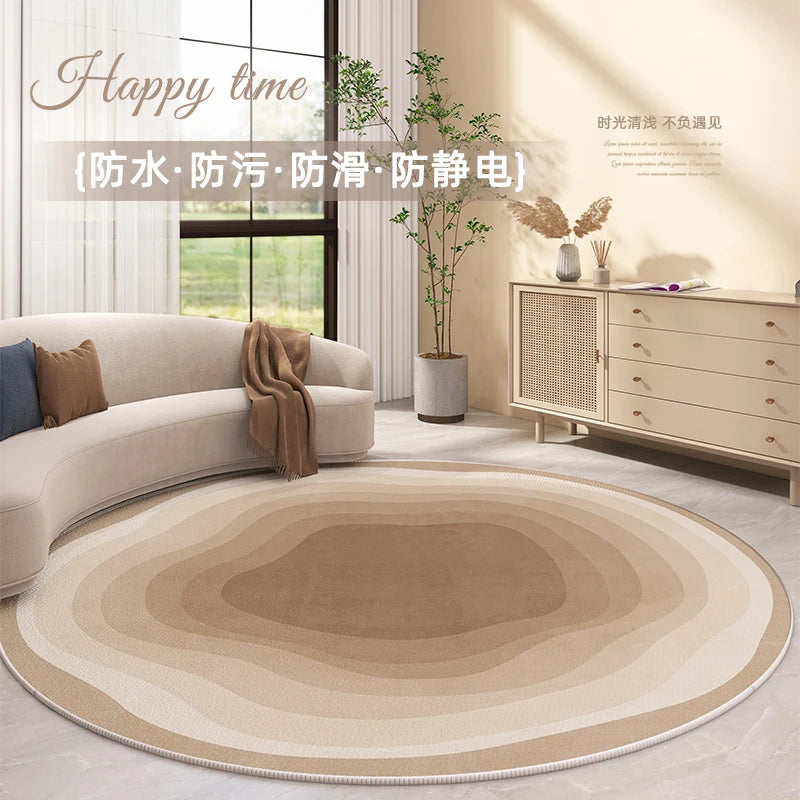 Minimalist Round Living Room Decoration Carpet Children&