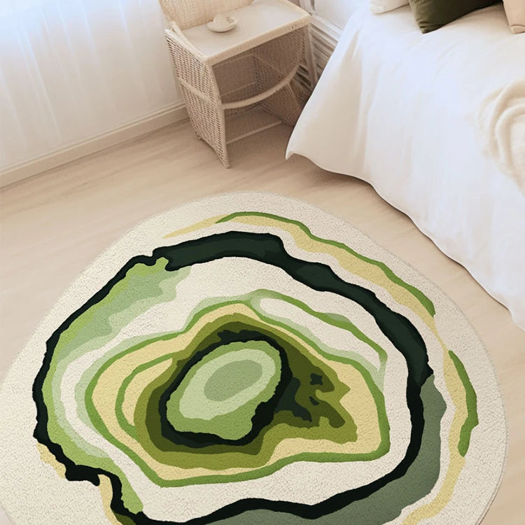 Irregular Living Room Decoration Plush Carpet Modern Cloakroom Anti-slip Mat Thicken Washable Rug Nordic Style Rugs for Bedroom