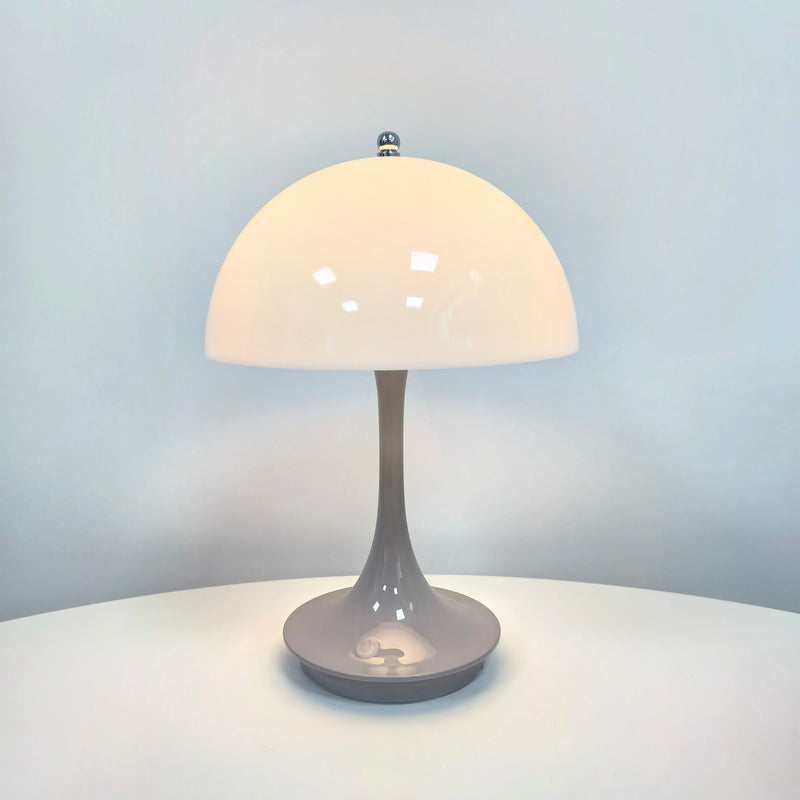 LED mushroom small table lamp portable USB charging dimmable flower bud lamp bedroom bedside lamp