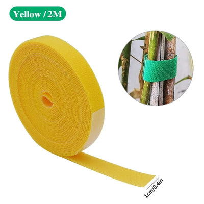 Green Garden Twine Plant Ties Nylon Plant Bandage Garden Hook Loop Bamboo Cane Wrap Support Garden Accessories