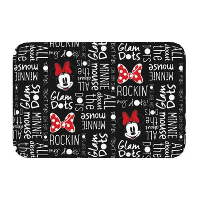 Personalized Mickey Mouse Doormat Mat Anti-Slip Bath Kitchen Garage Rug Carpet 40*60cm