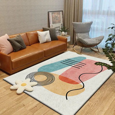 Carpet imitation cashmere living room bedroom bedside blanket extra large whole house coffee table sofa blanket rugs for bedroom