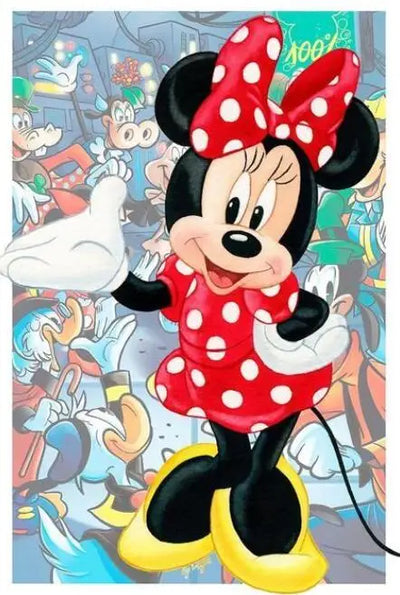 Disney Diamond Painting Cross Stitch Disney Mickey 5D DIY Diamond Embroidery Full round Rhinestone Of Picture Gift