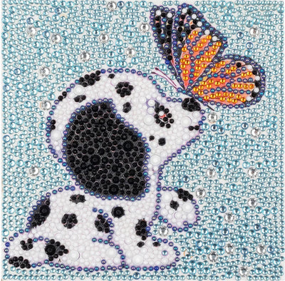 DIY Diamond Painting by Number Kits for Kids Cartoon Animal Picture Crystal Rhinestone Diamond Embroidery for Children Gifts