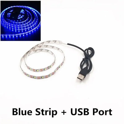 Rgb Usb 5V Led Strip Lights For Smart TV Backlight Night Light Living Gaming Wall Room Christmas Decor Lighting Atmosphere Lamp